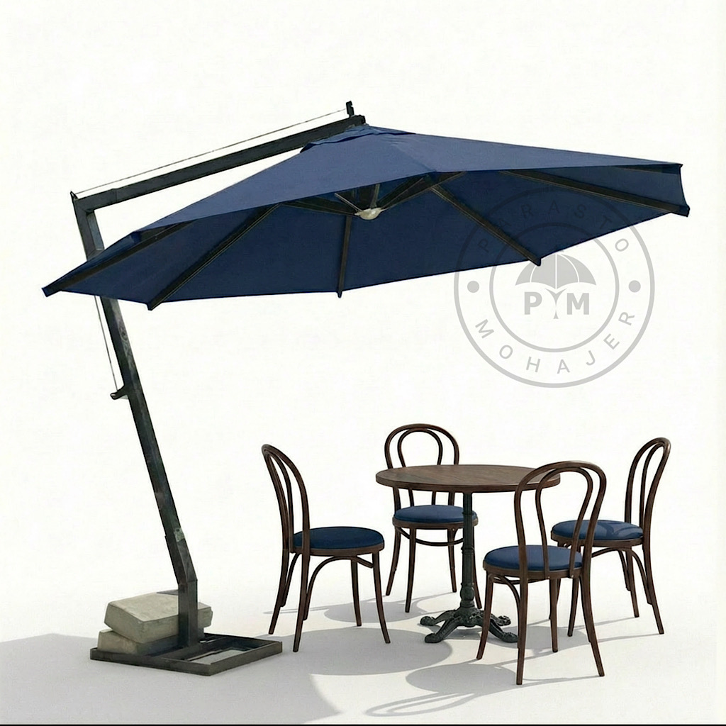 سایبان 2/5 متری کافه‌ای